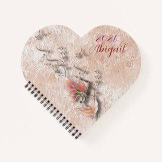 Carnet Elegant Nature Embossed spiral notebook