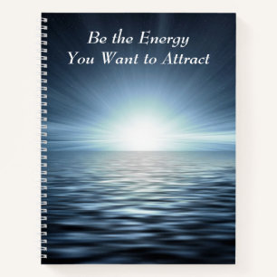 Carnet Elégant Ocean Sunrise Inspirationnel Citation Ecri