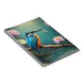 Carnet Élégant oiseau de martin-pêcheur (Côté Droit)