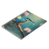 Carnet Élégant oiseau de martin-pêcheur (Côté gauche)