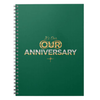 Carnet Elegant Or & Argent | C'est notre anniversaire
