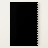 Carnet Elégant or noir Fait maison avec recette d'amour (Verso)