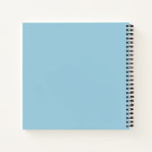 Carnet Élégant papillon blanc Motif | (Dos)