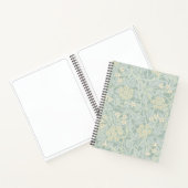 Carnet Elegant Pastel Green Jasmine Floral Pattern (Intérieur)