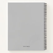 Carnet Élégant personnalisé (Dos)