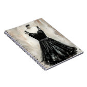 Carnet Élégant petit Mariage noir (LBD) (Côté Droit)