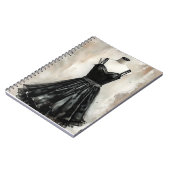 Carnet Élégant petit Mariage noir (LBD) (Côté gauche)