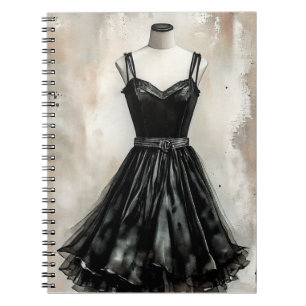 Carnet Élégant petit Mariage noir (LBD)