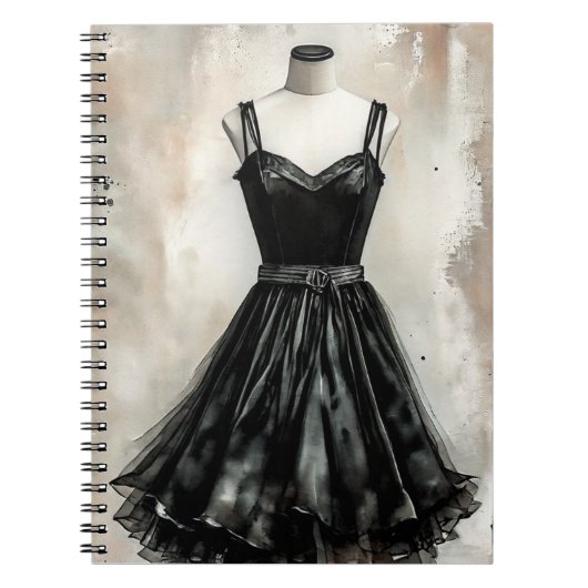 Carnet Élégant petit Mariage noir (LBD) (Devant)