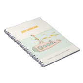 Carnet Élégant petit sous-marin sous-marin Monogramme de  (Côté Droit)