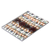 Carnet Elégant pierres gemmes diamants perles rubis (Côté gauche)