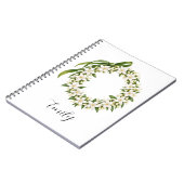 Carnet Elegant Pikake Lei Notebook (Côté gauche)