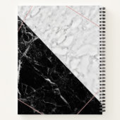 Carnet Élégant pinceau or Stroke Professional Planner (Dos)