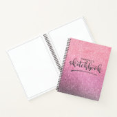 Carnet Elégant Pink Sketchbook personnalisé (Intérieur)