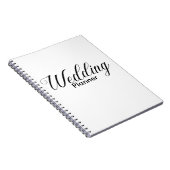 Carnet Élégant planificateur de mariage (Côté Droit)