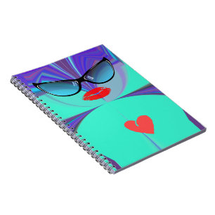 Carnet Élégant Portrait De Dame : Une Oeuvre Colorée