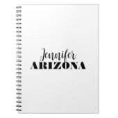 Carnet Élégant professionnel minimaliste moderne (Devant)