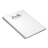 Carnet Élégant professionnel minimaliste moderne ajouter (Côté Droit)