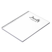 Carnet Élégant professionnel minimaliste moderne ajouter (Côté gauche)