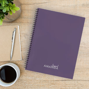 Carnet Elégant Purple Appréciation de l'enseignant