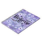 Carnet Elégant Purple Believe (Côté gauche)