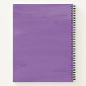 Carnet Elegant Purple Painterly Fig Fruit Recipe (Dos)