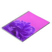 Carnet Elegant Purple Raspberry Floral (Côté gauche)