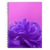Carnet Elegant Purple Raspberry Floral (Devant)