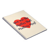 Carnet Elegant Red Heart Personal (Côté Droit)