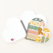 Carnet Elégant retro collage art girly scrapbook Motif (Intérieur)