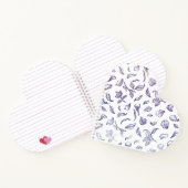 Carnet Elegant Rose Petal Line Art Pattern Notebook (Intérieur)