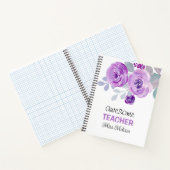Carnet Élégant Rose violet Awesome Enseignant Cadeau (Intérieur)