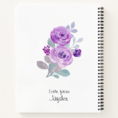 Carnet Élégant Rose violet Awesome Enseignant Cadeau (Dos)