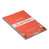 Carnet Elegant rustic floral kitchen cookbook recipes (Côté Droit)