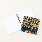 Carnet Elégant Safari Animal Skin Leopard spot MONOGRAM (Intérieur)