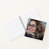 Carnet Élégant Script Graduate 2 garde-photos (Intérieur)