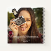 Carnet Élégant Script Graduate 2 garde-photos (Dos)