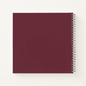 Carnet Élégant script or | Lettres à ma fille (Dos)