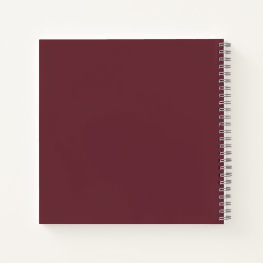 Carnet Élégant script or | Lettres à ma fille (Dos)