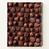 Carnet Elegant Simple Stylish Modern Trendy Chocolate (Dos)