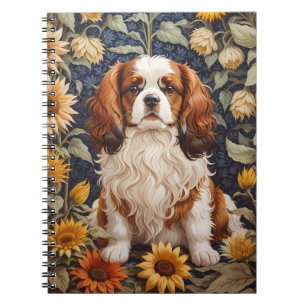 Carnet Élégant tournesol Cavalier King Charles Spaniel