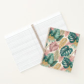 Carnet Elegant Tropical Monsteras Boho (Intérieur)