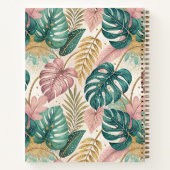 Carnet Elegant Tropical Monsteras Boho (Dos)