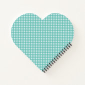 Carnet Elégant Turquoise String Lights Sketchbook Votre n (Dos)