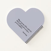 Carnet ELEGANT VanGogh editable Katherine name (Dos)