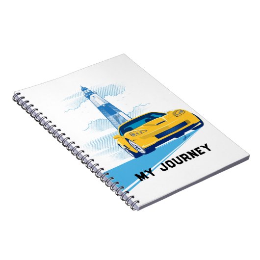 CARNET ELEGANT VETTE AUTOMOBILE ART NOTEBOOK (Côté Droit)