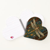 Carnet Elégant vintage dragonfly art boho chic botanique (Intérieur)