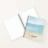 Carnet Elegant Watercolor Pattern Personalized (Intérieur)