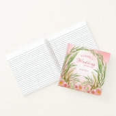 Carnet Élégant Wedding planner couleur rose pâle (Intérieur)