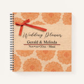 Carnet Élégant Wedding planner Mandala Brown (Devant)